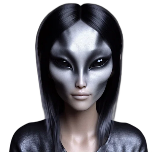mask, face, creature, robot, fantasy art, concept art, 3d render, photorealistic transparent PNG cut-out