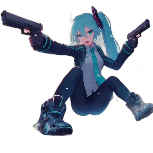 weapon, robot, animal, staff, anime, concept art, cyberpunk, 3d render transparent PNG cut-out