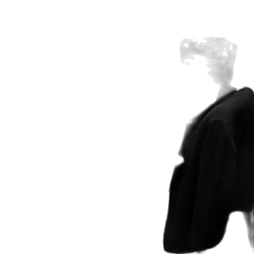 jacket, mask, dress, hat, 3d render, concept art, photorealistic, vaporwave transparent PNG cut-out