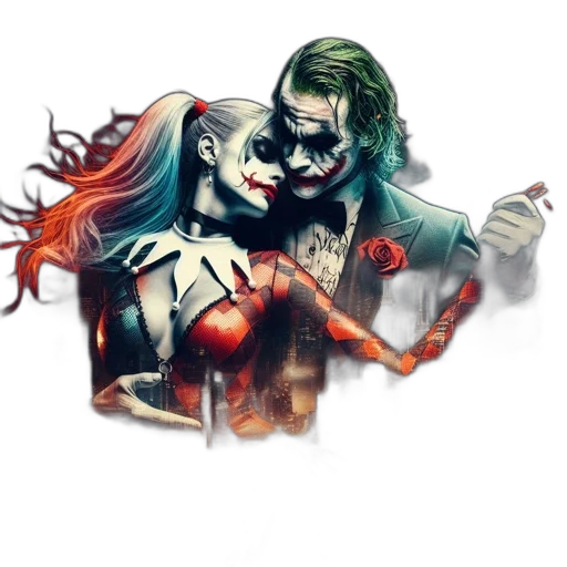 mask, comic book art, concept art, fantasy art, pixel art, fire, two, characters transparent PNG cut-out