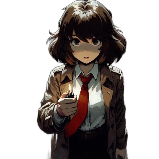 jacket, face, staff, mask, pixel art, anime, concept art, comic book art transparent PNG cut-out