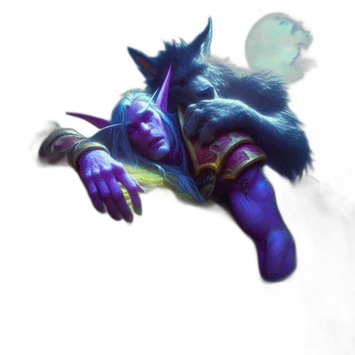 dragon, creature, staff, mask, concept art, fantasy art, 3d render, photorealistic transparent PNG cut-out