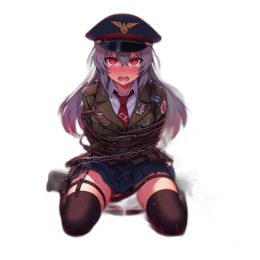 weapon, staff, jacket, hat, anime, watercolor, pixel art, concept art transparent PNG cut-out