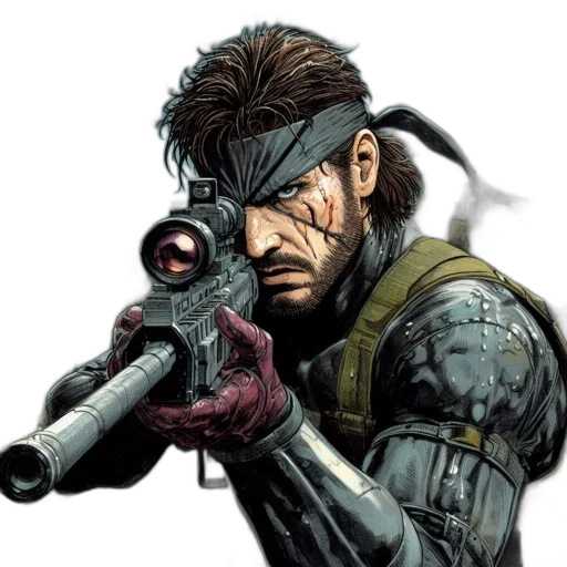 weapon, concept art, comic book art, cyberpunk, photorealistic, photo, intensely, focused transparent PNG cut-out