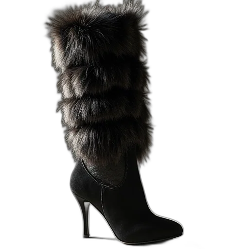 shoes, high, heeled, boot transparent PNG cut-out