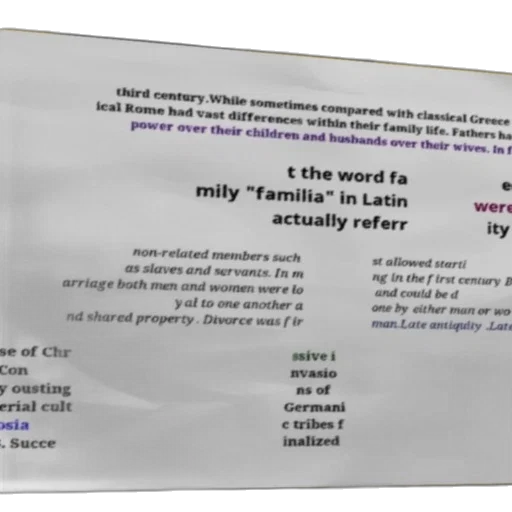 text-based, image, discussing, family, structure, ancient, rome, mentioning transparent PNG cut-out