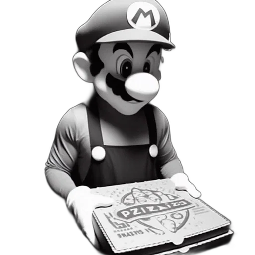 staff, food, concept art, 3d render, cartoon, pixel art, monochrome, picture transparent PNG cut-out