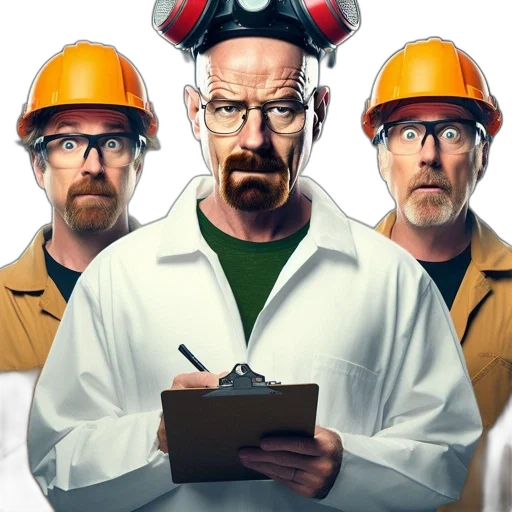 staff, concept art, fire, three, men, wear, protective, gear transparent PNG cut-out