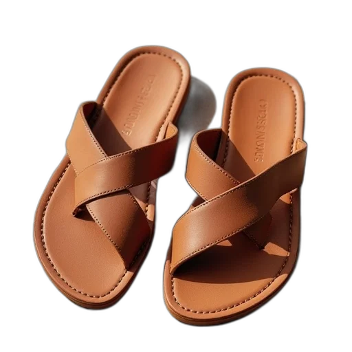 shoes, brown, strap, sand, surfer, sandals, fastened, leather transparent PNG cut-out