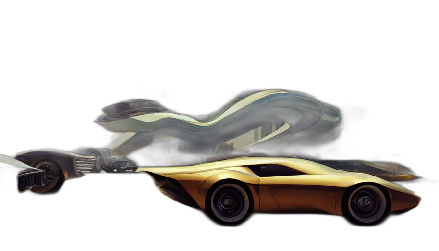 car, concept art, photorealistic, fantasy art transparent PNG cut-out