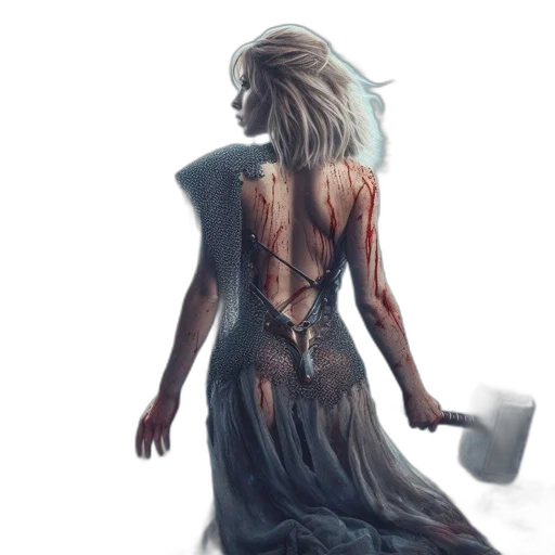 dress, creature, concept art, fantasy art, comic book art, photorealistic, fog, dark transparent PNG cut-out