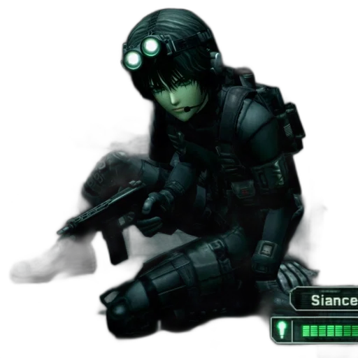 weapon, robot, staff, concept art, cyberpunk, 3d render, pixel art, outer space transparent PNG cut-out