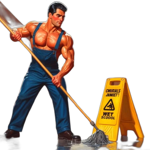 staff, weapon, photorealistic, comic book art, concept art, muscular, man, blue transparent PNG cut-out