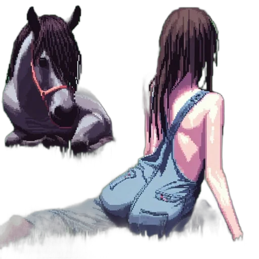 dress, animal, creature, jacket, concept art, photorealistic, watercolor, pixel art transparent PNG cut-out