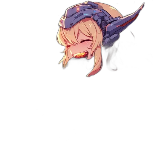 dragon, creature, hat, mask, anime, pixel art, concept art, fantasy art transparent PNG cut-out