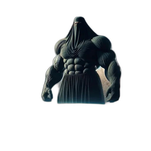 jacket, creature, dress, mask, concept art, 3d render, comic book art, fantasy art transparent PNG cut-out