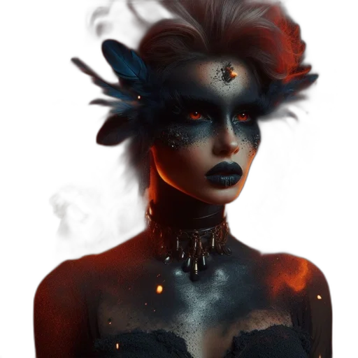 mask, crown, face, jewelry, fantasy art, concept art, cyberpunk, photorealistic transparent PNG cut-out