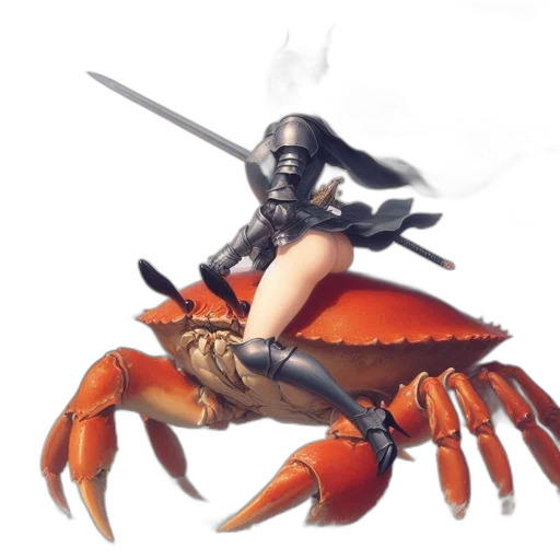 weapon, animal, creature, sword, concept art, fantasy art, pixel art, 3d render transparent PNG cut-out