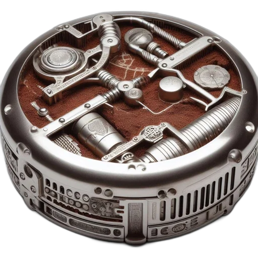jewelry, crown, furniture, weapon, 3d render, complex, mechanized, device transparent PNG cut-out