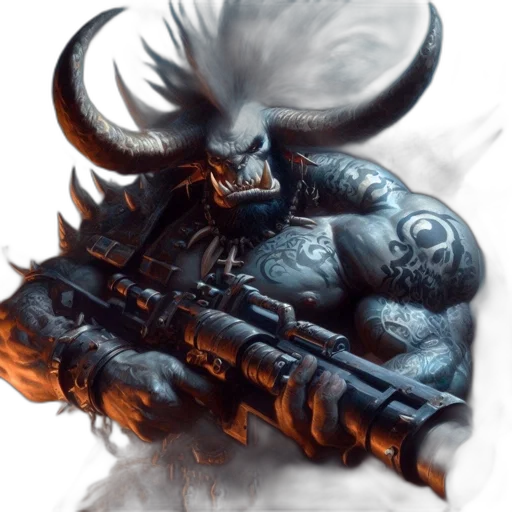 dragon, creature, weapon, face, concept art, fantasy art, photorealistic, comic book art transparent PNG cut-out