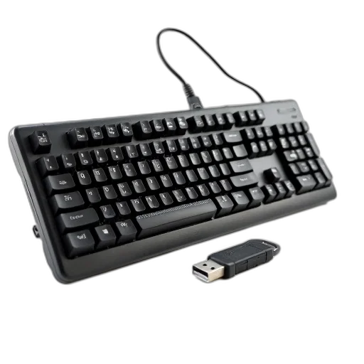 cyberpunk, 3d render, black, keyboard, white, overlay, letters, symbols transparent PNG cut-out