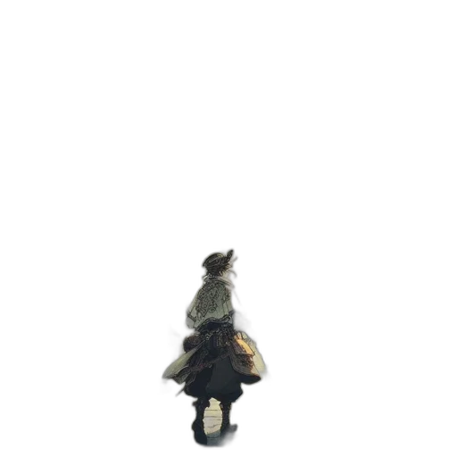dress, hat, staff, animal, 3d render, concept art, pixel art, photorealistic transparent PNG cut-out