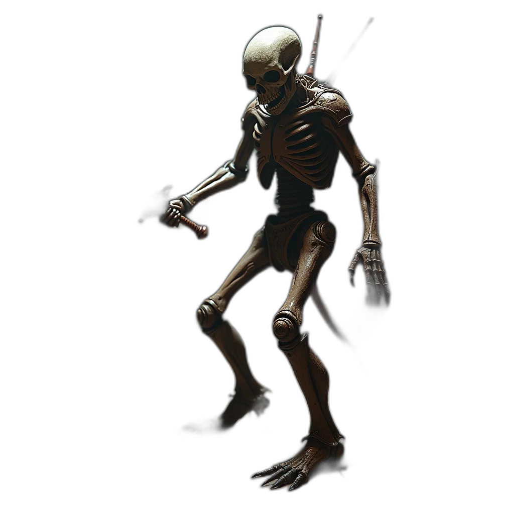 robot, creature, staff, animal, concept art, 3d render, pixel art, fantasy art transparent PNG cut-out