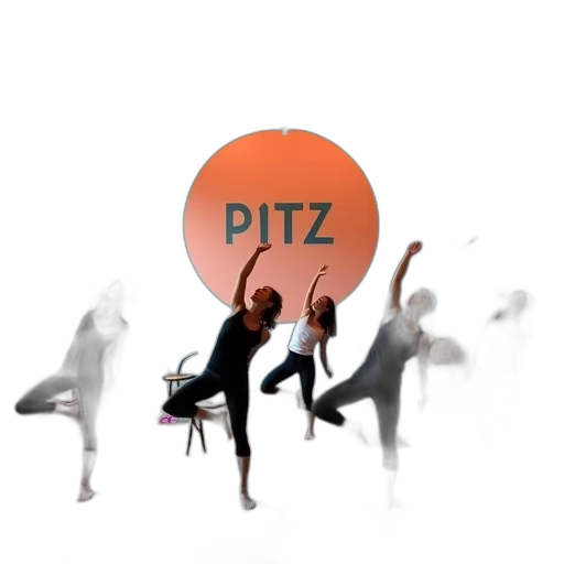 3d render, concept art, group, people, practicing, yoga, studio, large transparent PNG cut-out