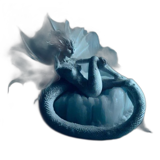 flower, dragon, crown, jewelry, 3d render, photorealistic, concept art, fantasy art transparent PNG cut-out