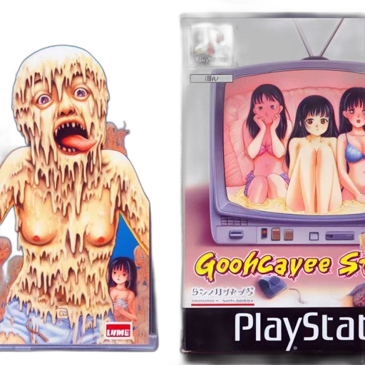 concept art, vaporwave, fire, two, games, share, similar, titles transparent PNG cut-out