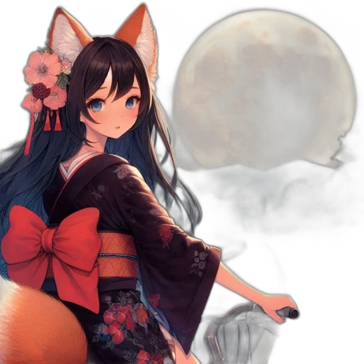 dress, staff, mask, fantasy art, anime, concept art, pixel art, fire transparent PNG cut-out