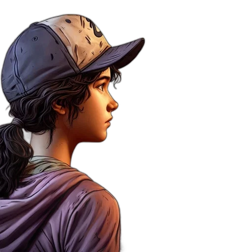 hat, face, crown, comic book art, concept art, photorealistic, cartoon, teenage transparent PNG cut-out