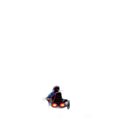 robot, shoes, car, creature, pixel art, concept art, 3d render, vaporwave transparent PNG cut-out