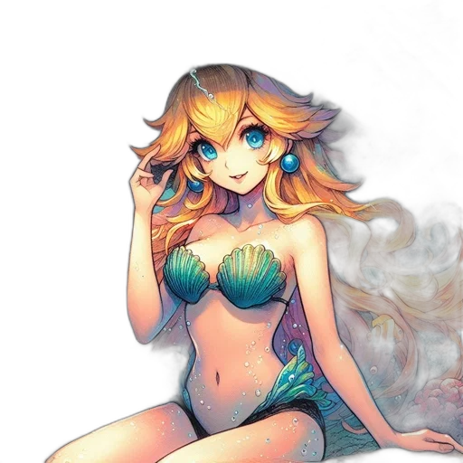 dress, mask, dragon, crown, fantasy art, watercolor, pixel art, anime transparent PNG cut-out