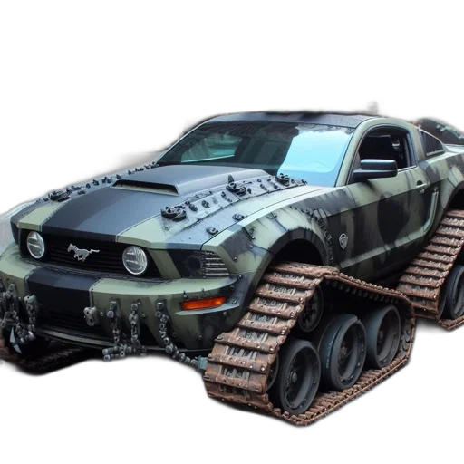 car, weapon, robot, animal, 3d render, concept art, cyberpunk, photorealistic transparent PNG cut-out