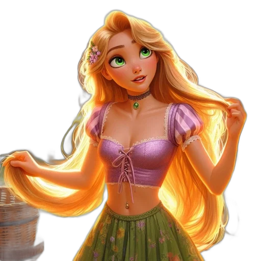 dress, fantasy art, concept art, cartoon, 3d render, golden, pastel, colorful transparent PNG cut-out