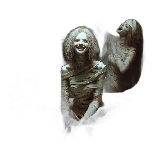 creature, mask, animal, face, concept art, fantasy art, 3d render, comic book art transparent PNG cut-out
