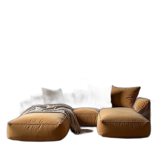 furniture, shoes, crown, 3d render, photorealistic, concept art, earth tones, golden transparent PNG cut-out
