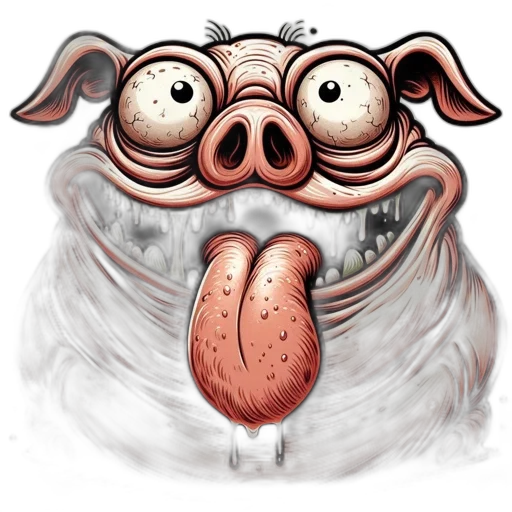 mask, creature, face, animal, concept art, photorealistic, 3d render, cartoon transparent PNG cut-out