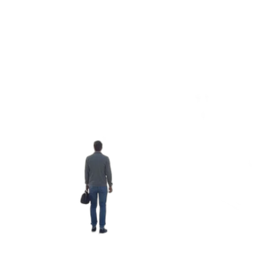 jacket, robot, staff, umbrella transparent PNG cut-out