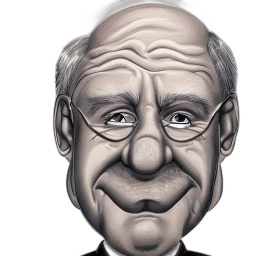 face, staff, cartoon, photorealistic transparent PNG cut-out