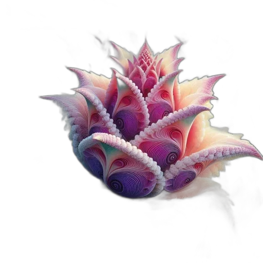 flower, crown, dragon, jewelry, 3d render, photorealistic, watercolor, concept art transparent PNG cut-out