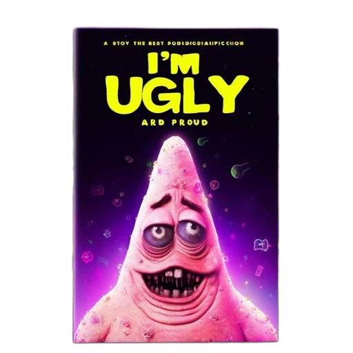 creature, concept art, three, book, covers, display, characters, spongebob transparent PNG cut-out