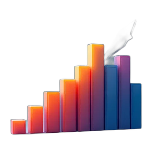 bar, chart, mobile, traffic transparent PNG cut-out