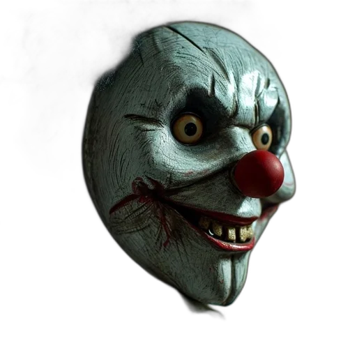 mask, face, creature, concept art, photorealistic, 3d render, fantasy art, close-up transparent PNG cut-out