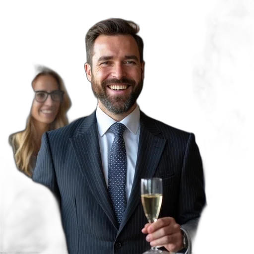 staff, face, robot, jacket, photorealistic, man, pinstripe, suit transparent PNG cut-out