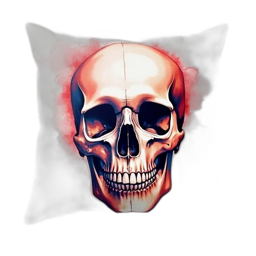 mask, face, photorealistic, concept art, 3d render, fantasy art, red, skull transparent PNG cut-out