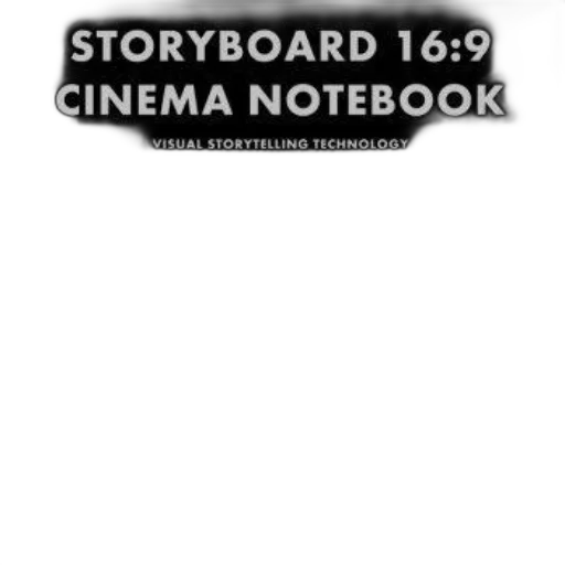 concept art, underwater, storyboard, cinema, notebook, black, background, white transparent PNG cut-out