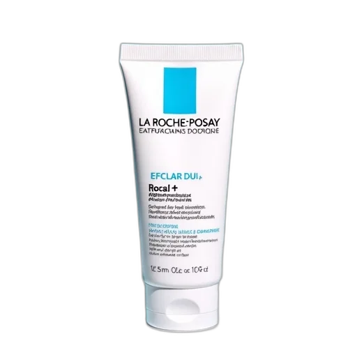white, tube, roche-posay, effaclar, duo, acne, treatment, blue transparent PNG cut-out