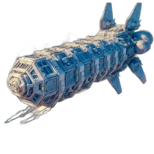 weapon, animal, creature, robot, 3d render, concept art, outer space, underwater transparent PNG cut-out